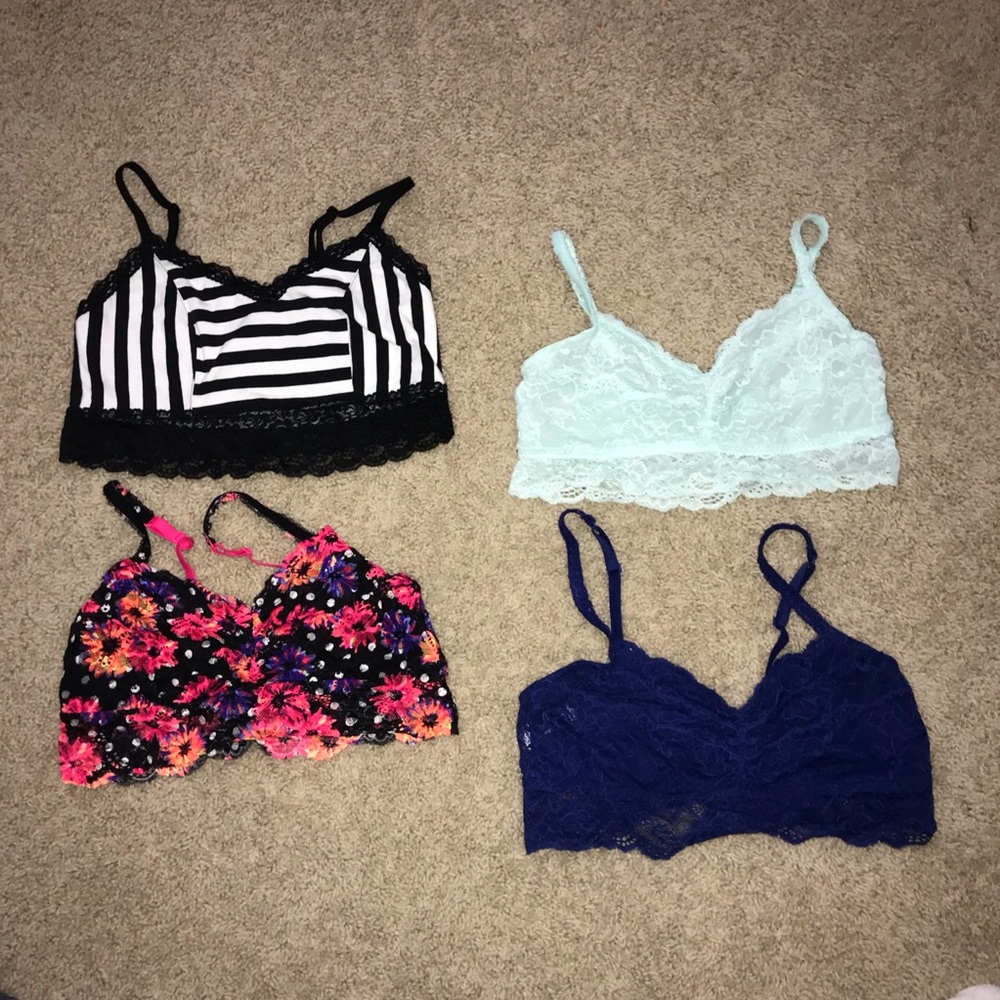 • PINK  bralettes 💜 •